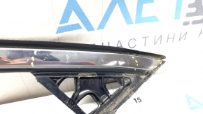Upper front right door molding Mazda CX-9 16-23 chrome, bumps, dented