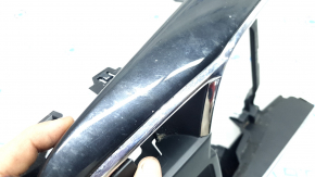 Mazda CX-9 16-19 center console trim, black, scratches, chrome peeling