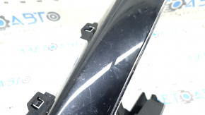 Mazda CX-9 16-19 center console trim, black, scratches, chrome peeling