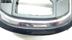 Mazda CX-9 16-19 center console trim, black, scratches, chrome peeling