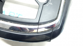 Mazda CX-9 16-19 center console trim, black, scratches, chrome peeling