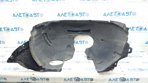 The front left fender liner of the Audi A3 8V 17-20 4d is torn.