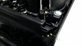 Mazda CX-9 16-23 leather armrest, black, with cup holders, worn leather