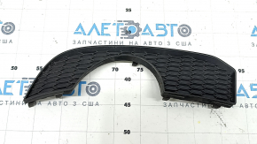 Left rear bumper lip trim for Audi A3 8V 17-20 S-line with 2 single pipes