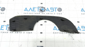 Left rear bumper lip trim for Audi A3 8V 17-20 S-line with 2 single pipes