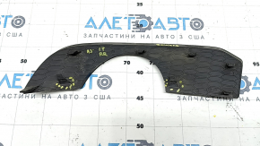 Right rear bumper lip trim for Audi A3 8V 17-20 S-line, with 2 single pipes, broken fasteners