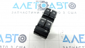 Front left window lift control for Audi A3 8V 17-20 chrome, 4 auto