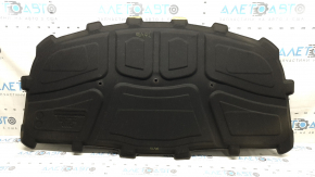 The hood insulation of the Audi A4 B9 17-25 has tears, abrasions, and scratches.