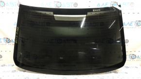 Rear window of Audi A4 B9 17-19, heated, non-factory tinted, scratches, broken contact