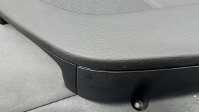 Door trim, front right, Audi A3 8V 15-20 4d, 5d, black, leather, black leather armrest, Bang and Olufsen, aluminum insert, with handle, scratches 