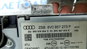 Audi A3 8V 15-20 MMI Bang & Olufsen Navigation Monitor, Display, with Black Trim, Micro-Scratches