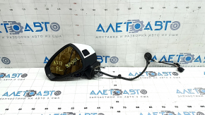 Left side mirror assembly for Audi A3 8V 15-20 4D, 5D turn signal, heated, auto-dimming, BSM