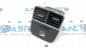 Audi A3 8V 15-20 center console air vent, black with chrome, for cigarette lighter
