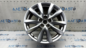 Wheel R18x8J ET45 Mazda CX-9 16-19, light curb, peeling chrome
