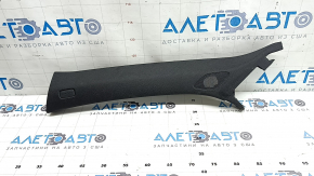 Upper left front pillar trim for Audi A3 8V 15-20 4d, black