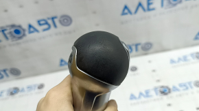 Audi A3 8V 15-20 S-tronic gear knob, black stitching, scratches on leather
