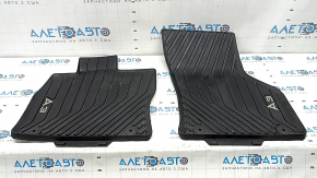 Set of floor mats for the Audi A3 8V 15-20 rubber, black