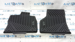 Set of floor mats for the Audi A3 8V 15-20 rubber, black