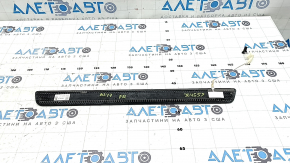 Audi A3 8V 17-20 4D black outer door sill trim with chrome insert and backlight, S-line, scratches