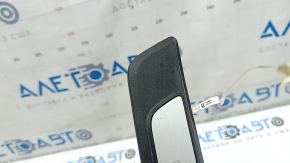 Audi A3 8V 17-20 4D black outer door sill trim with chrome insert and backlight, S-line, scratches