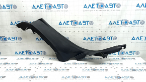 Left lower rear pillar trim for Audi A3 8V 15-20 4d, 5d, black, without airbag, scratches
