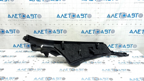 Left lower rear pillar trim for Audi A3 8V 15-20 4d, 5d, black, without airbag, scratches