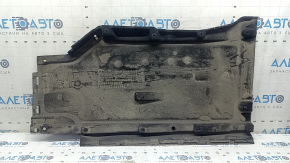 Left underbody protection for Audi A4 B9 17-25, torn, worn, dented