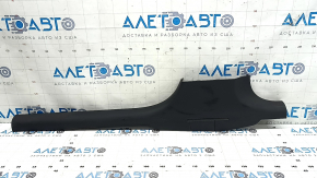 Right inner door sill trim for Audi A3 8V 15-20 4d, 5d, black, scratches