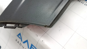 Audi A3 8V 17-20 S-line rear bumper lip with 2 single pipes, silver, scratches