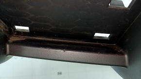 Audi A3 8V 17-20 S-line rear bumper lip with 2 single pipes, silver, scratches