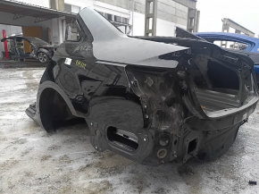 Quarter wing rear left Audi A4 B9 17-25 on the body, black, butt