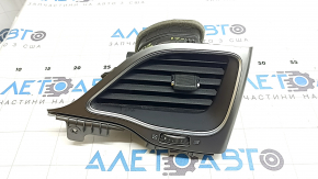 Right front panel air vent deflector Jeep Cherokee KL 19-22 black gloss, gray with chrome, cracked handle