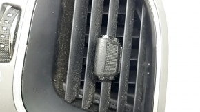 Right front panel air vent deflector Jeep Cherokee KL 19-22 black gloss, gray with chrome, cracked handle