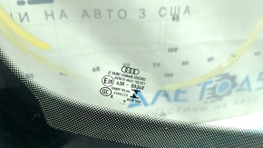 Audi A4 B9 17-25 windshield for camera and rain sensor, Saint-Gobain, sand