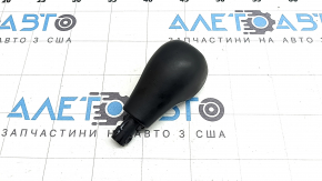Jeep Cherokee KL 19-21 gear knob, black, leather, scratches