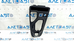 Jeep Cherokee KL 19-23 center console trim, matte black, with indicator, broken mount