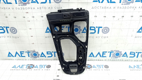 Jeep Cherokee KL 19-23 center console trim, matte black, with indicator, broken mount