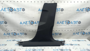 Lower right center pillar trim for Audi A4 B9 17-25, black, scratches, broken guide
