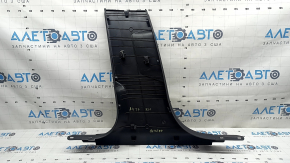 Lower right center pillar trim for Audi A4 B9 17-25, black, scratches, broken guide