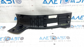 Jeep Cherokee KL 14-23 rear left door sill trim, black, scratches
