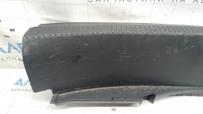Audi A4 B9 17-20 trunk opening trim, black, scratches, worn