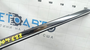 Door-glass molding, central rear left, Audi A4 B9 17-25, chrome, scratches