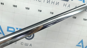 Door-glass molding, central rear left, Audi A4 B9 17-25, chrome, scratches