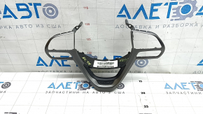 Jeep Cherokee KL 19-23 steering wheel cover, dark gray, 3-piece, broken fasteners