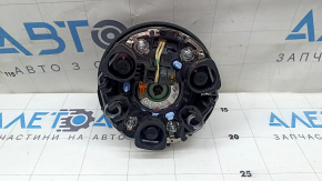 The steering wheel airbag for the driver's side of the Audi A4 B9 17-25 is black, with nicks in the chrome and scratches.