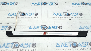 Audi A4 B9 17-20 S-Line outer door sill trim, front left, with backlight, scratched