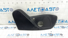 Right side passenger seat trim for Jeep Cherokee KL 16-23, black, electric