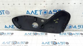 Right side passenger seat trim for Jeep Cherokee KL 16-23, black, electric