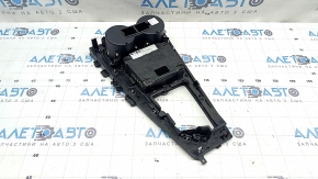 Audi A4 B9 17-19 center console trim with cup holders, black, scratches