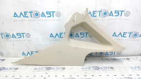 Upper right rear pillar trim for VW Passat b7 12-15 USA, beige, type 1, scratches